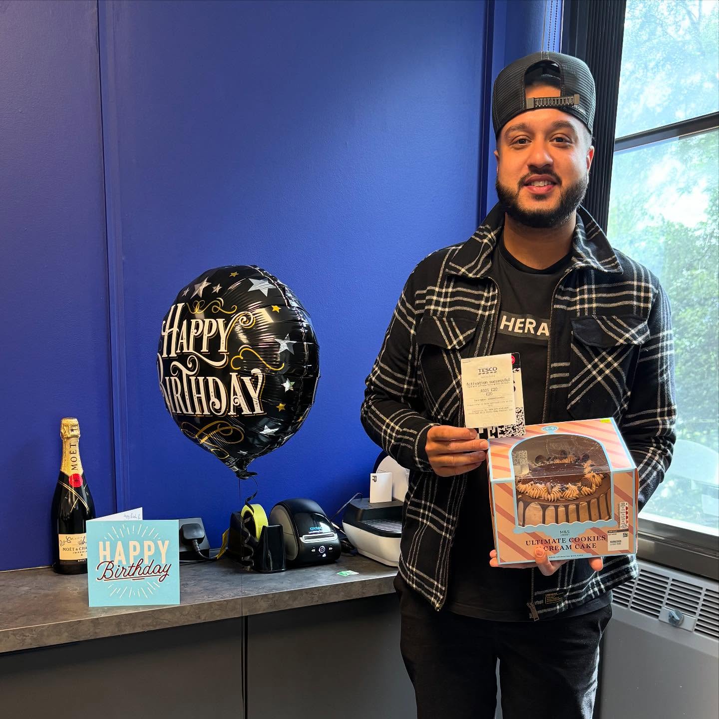Happy Birthday to our property manager Tony, we hope you have a great day and enjoy the gifts & cake from all the team, here at The HMO Guys