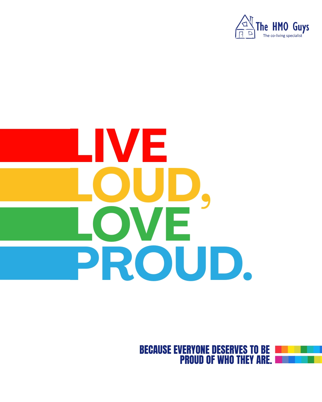 PRIDE means a lot to us here at The HMO Guys. Being able to live, love and exist as the person you are, is an ethos we embrace. Every person, no matter who you are, deserves happiness and a fulfilled life. 🌈 

#pride